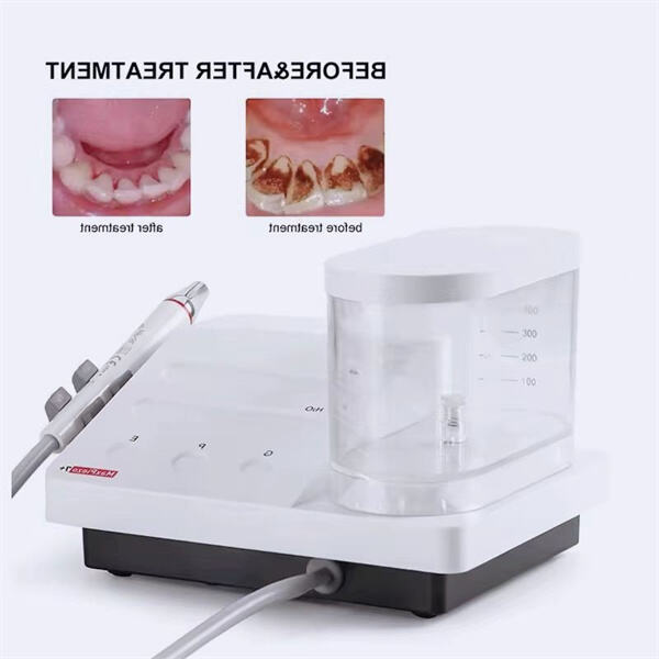 Versatile handheld scaler allows for precision cleaning and polishing at any location.