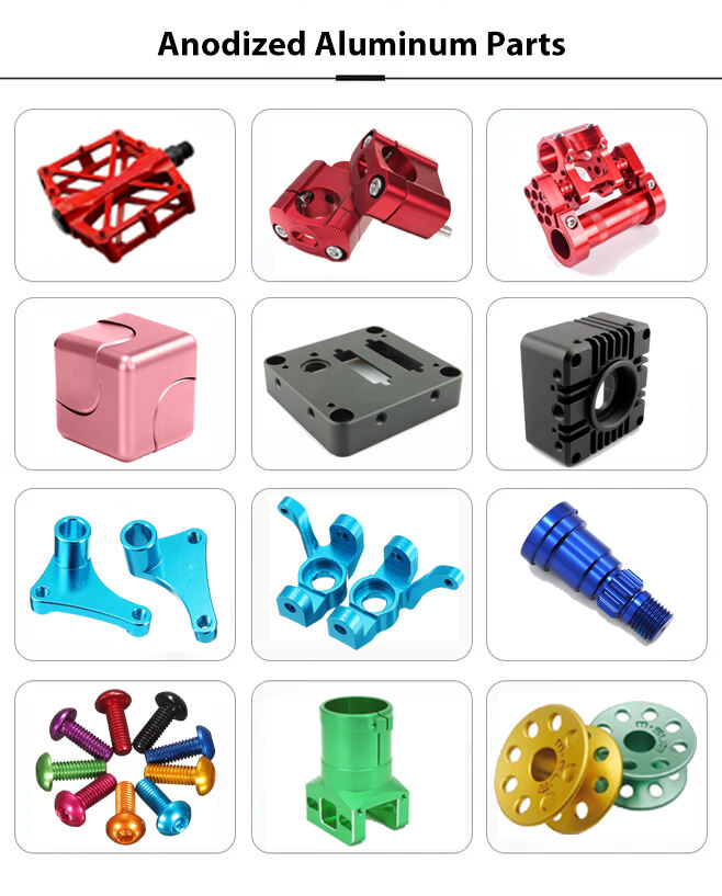 China OEM Manufacturer 5 Axis CNC Precise Machining Rapid Prototyping Anodized Color CNC Machine Aluminum Parts factory