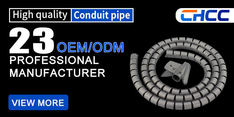 product pe material 18mm spiral wrapping cable cover organizer tube flexible wrap cable management sleeve wholesale-0