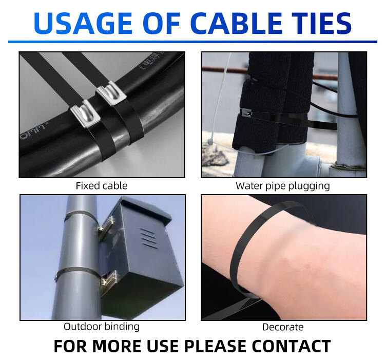 316 self locking electrical wiring corrosion resistant steel banding-7