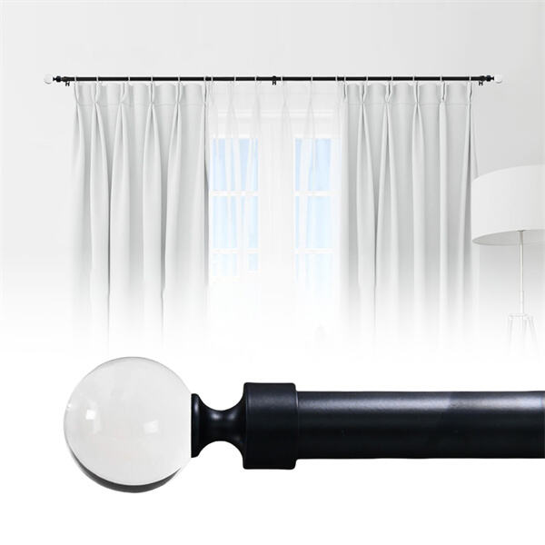 Upgrade your drapery with high-quality crystal curtain rods