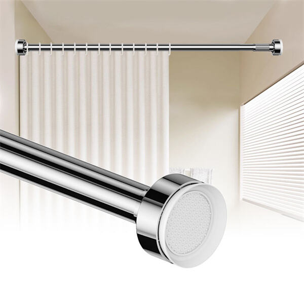 A versatile accessory for hanging towels, clothes, or curtains in your bathroom