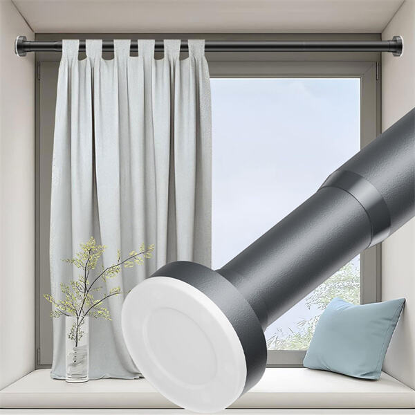 Simplify your daily routine with a handy curtain pull rod for easy adjustment.