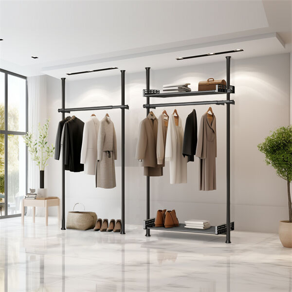 Say goodbye to clutter with a sleek and modern wardrobe for your dressing room