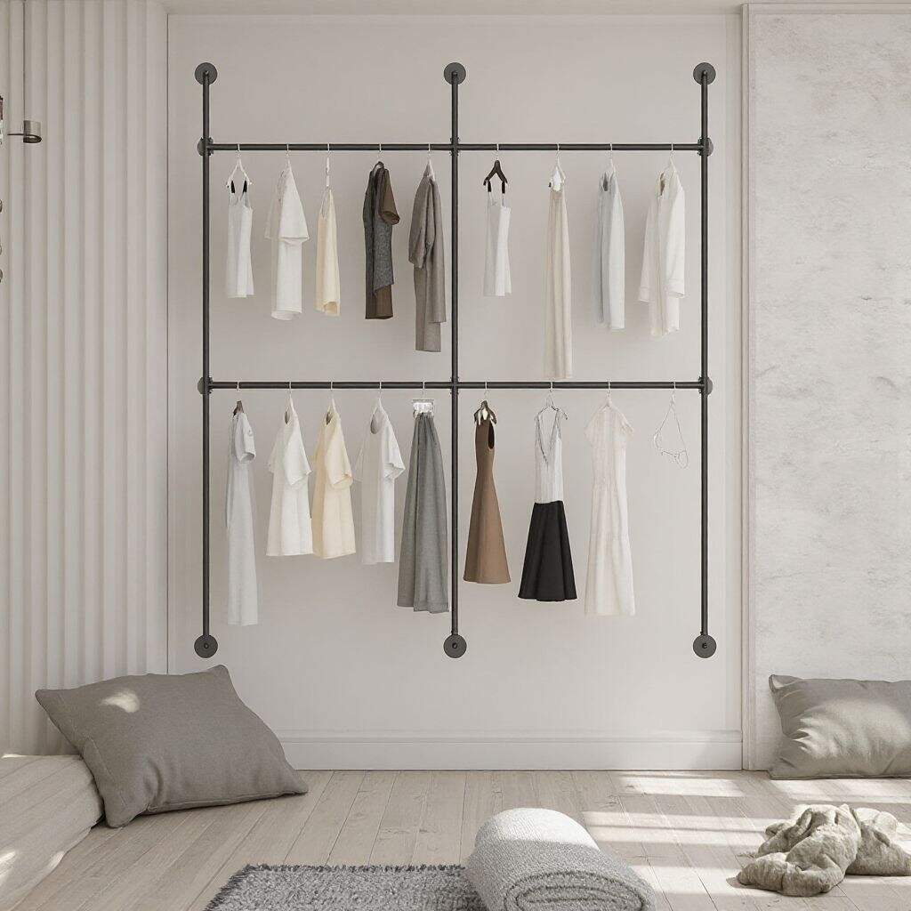 Decluttering tips using perchas