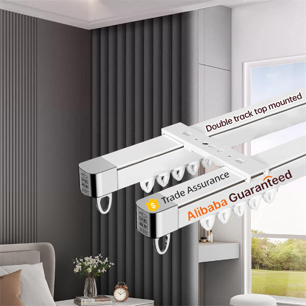 Strong Track Rails for a Unique Curtain Style