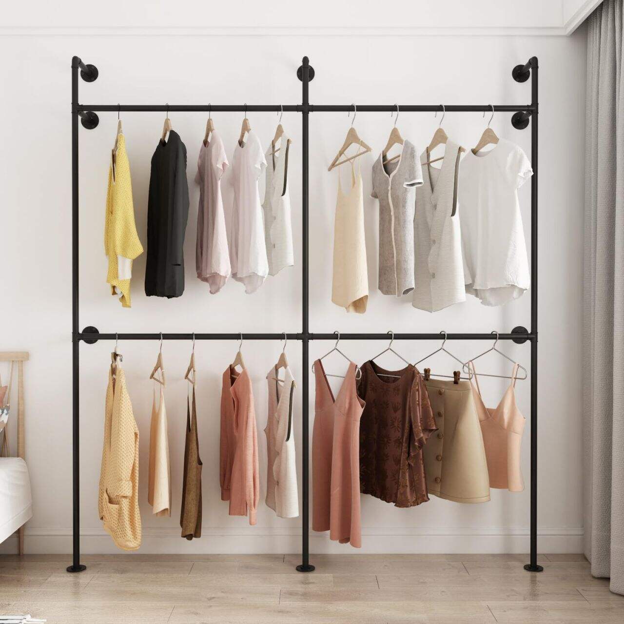 Stay Neat and Tidy with a Convenient Hanging Rail