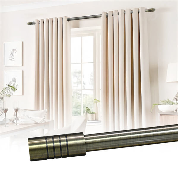 Elevate your space with the natural beauty of rustic curtain rods