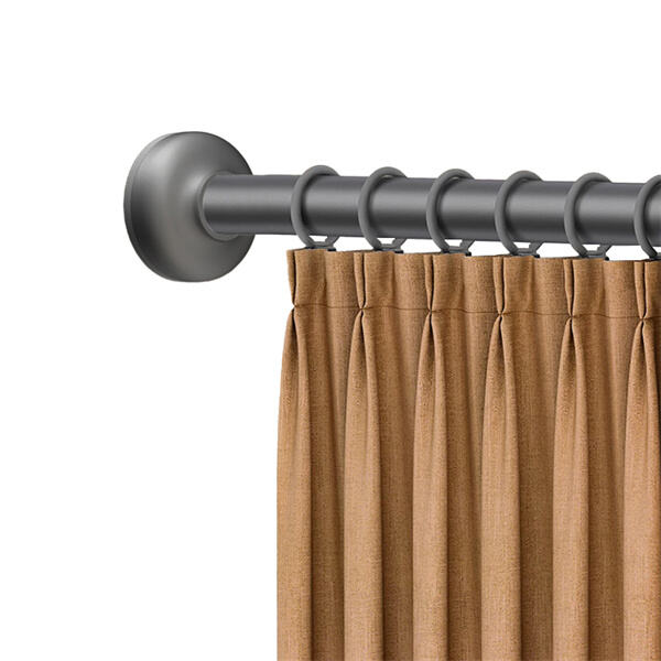 Upgrade your window treatments with a sleek and modern curtain pull rod.