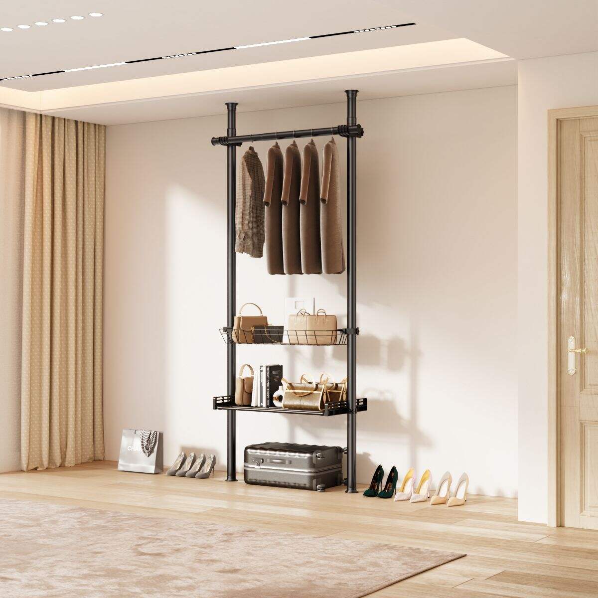 The Industrial Closet Design Trend