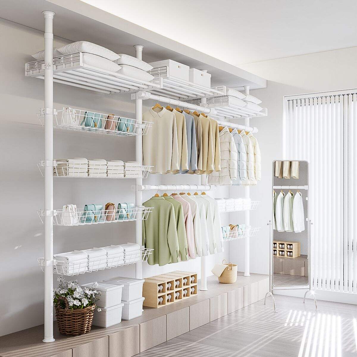 Organizing Your Clothing with a Walk-In Wardrobe