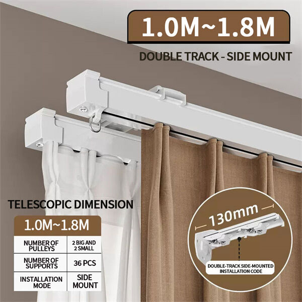 A Casual Curtain Rail Fit for Any Decor