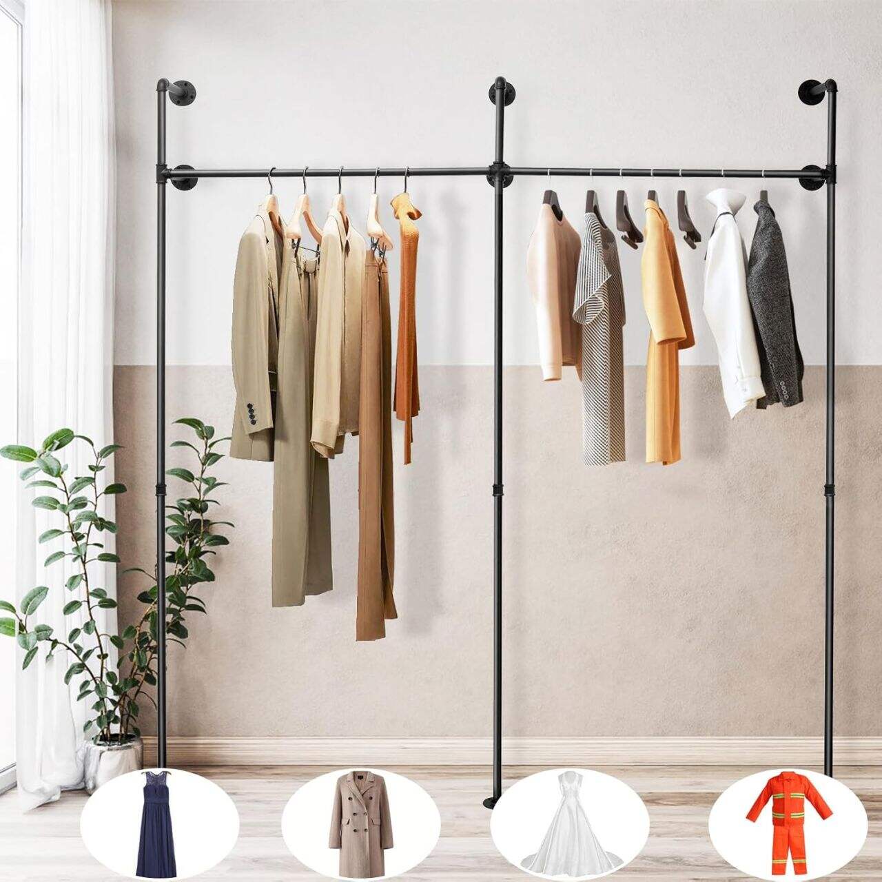 Say Goodbye to Clutter with a Chic Garment Rack