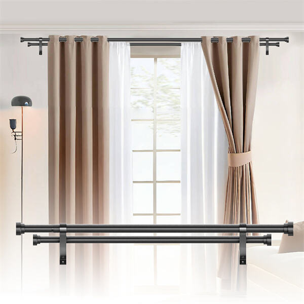 Achieve a Polished Look with Double Curtain Rods