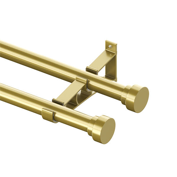 Double Curtain Rods for Light Control and Decoration