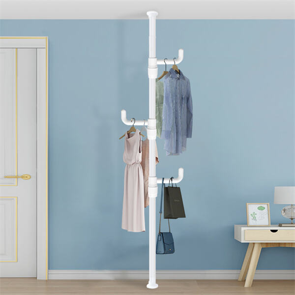 Say goodbye to cluttered closets with a sturdy cloth rack stand