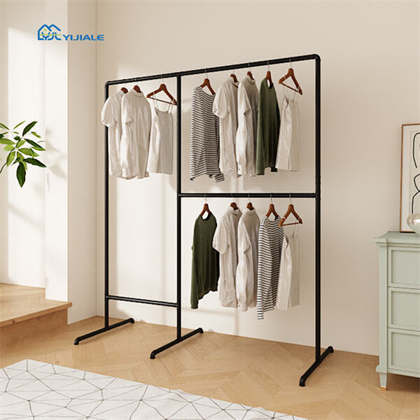 Air dry delicate items with a gentle laundry rack