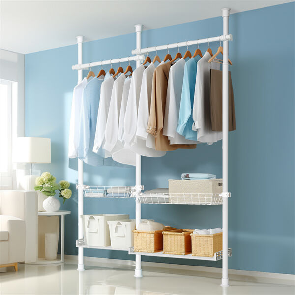 Modern and Sleek Design with the Metal Frame Wardrobe