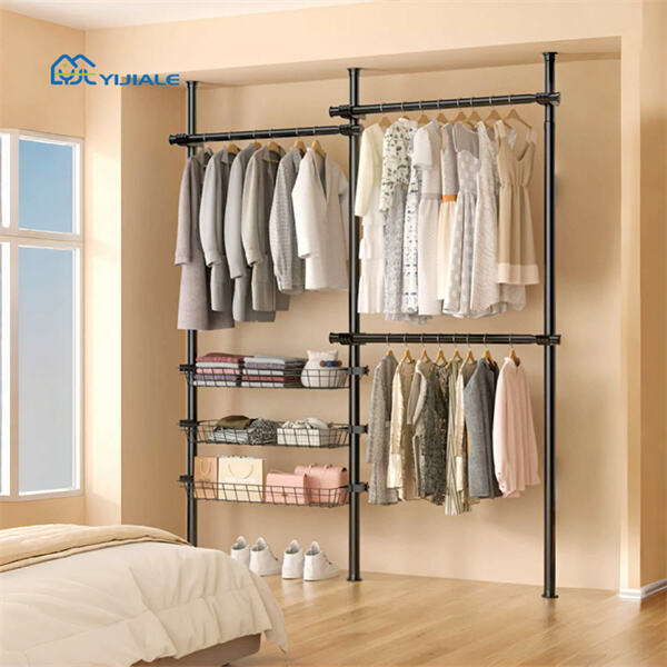 Upgrade your wardrobe storage with sleek metal hangers