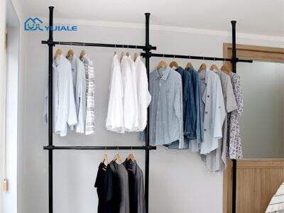 How does a walk-in wardrobe save space?