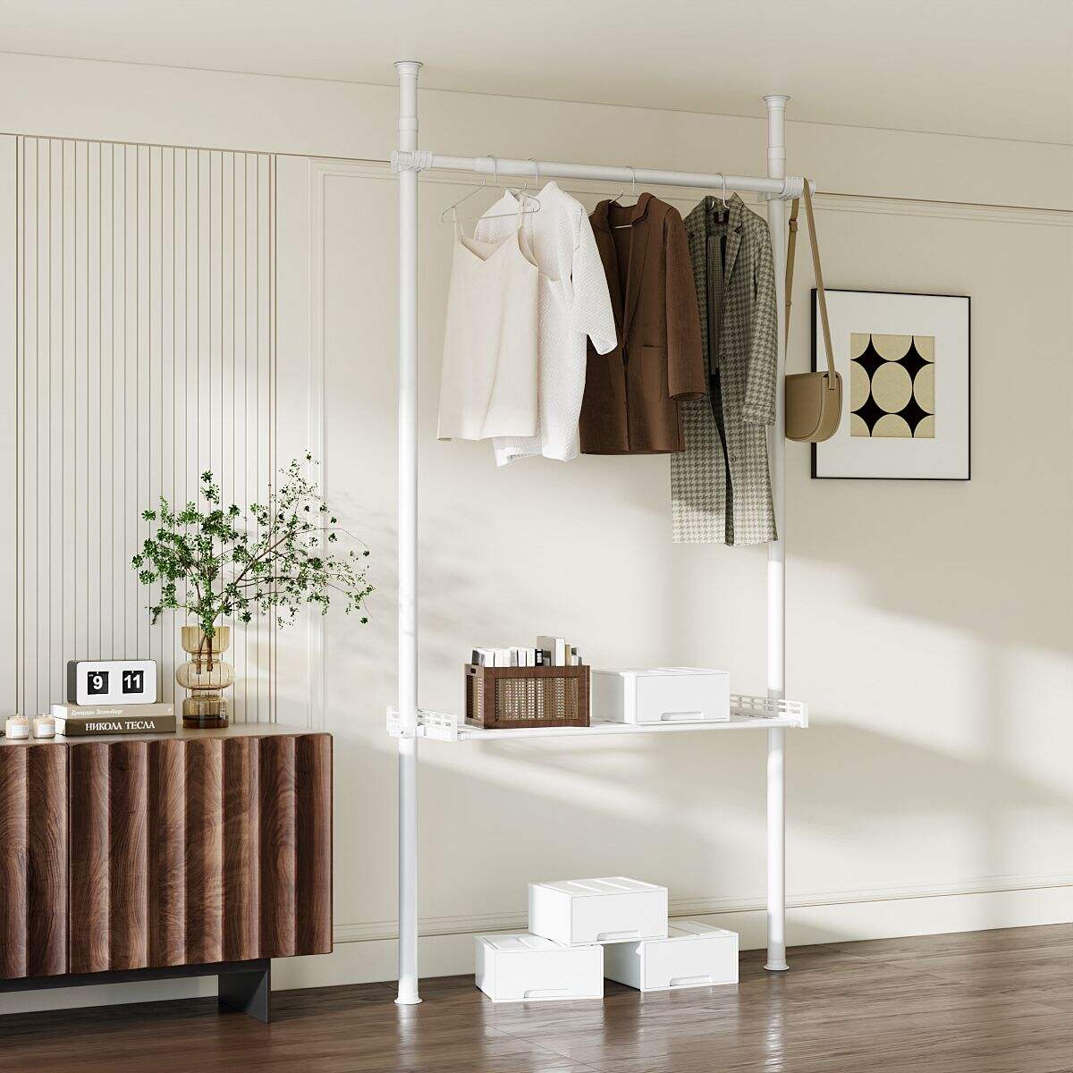 Clothes + Closet = Hacks to Get Dressed in Style (and on Time)