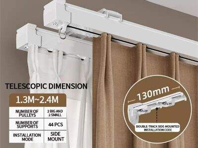 Hotelrenovierungsprojekt: Maßgefertigte Schienen + Verdunkelungsvorhänge