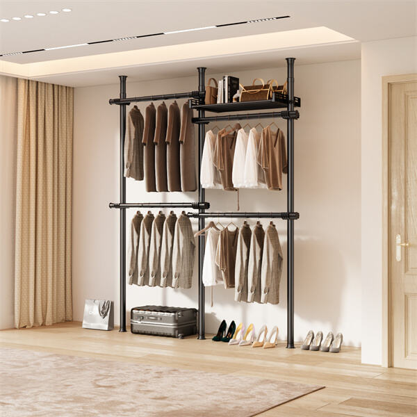 Descubre cu00f3mo transformar un pequeu00f1o espacio en un pru00e1ctico vestidor de dormitori