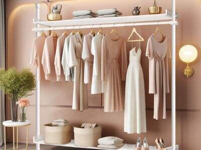 Minimalistische Garderoben-Essentials: Die Schönheit des offenen Kleiderständer