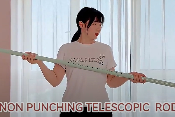 Walang Punching Multifunctional Telescopic Curtain Rod