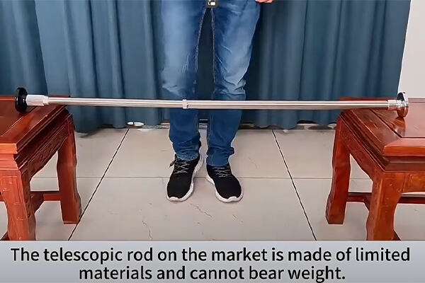 Weight bearing test of curtain rod products