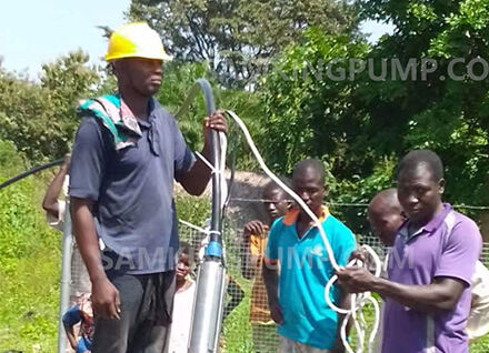 Bombas solares sumergibles SAMKING en Malawi, África