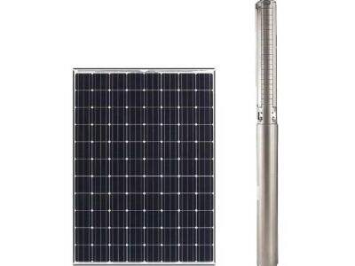 Solar deep well pumps for emergency response situations