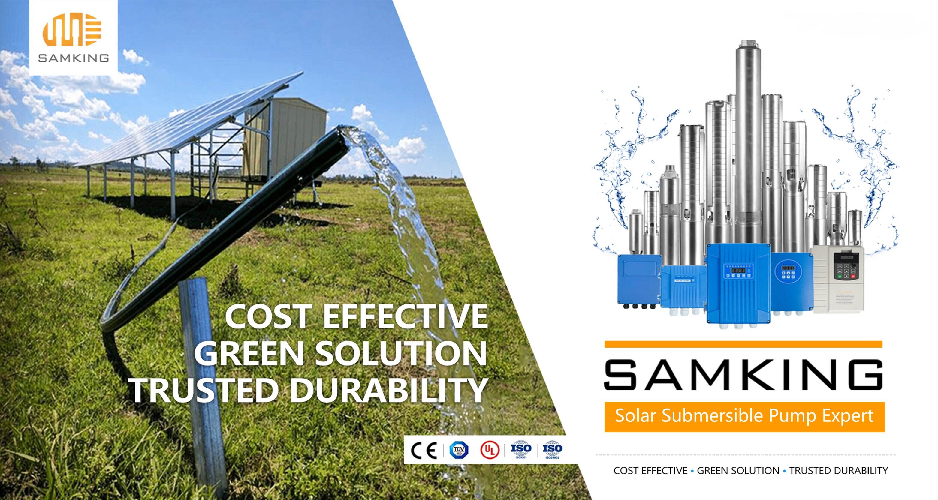 Fabricación de bomba de agua eléctrica sumergible de acero inoxidable con motor sin escobillas