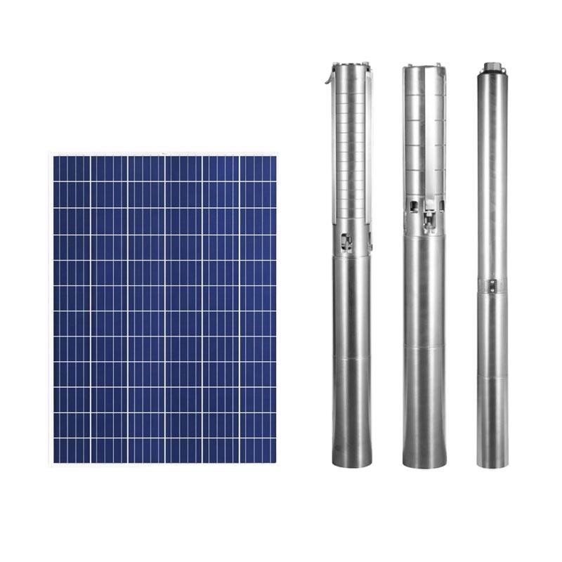 Solar Pumps For Agriculture Drip Irrigation Pumps Solar Water Pumps For Agricultural Use 2.5hp 136l/min 142m manufacture