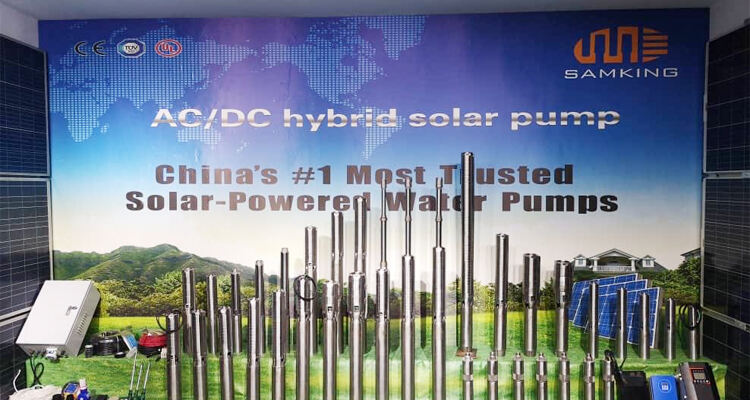 hp 1200w 105m Head Brushless Solar Pump System supplier