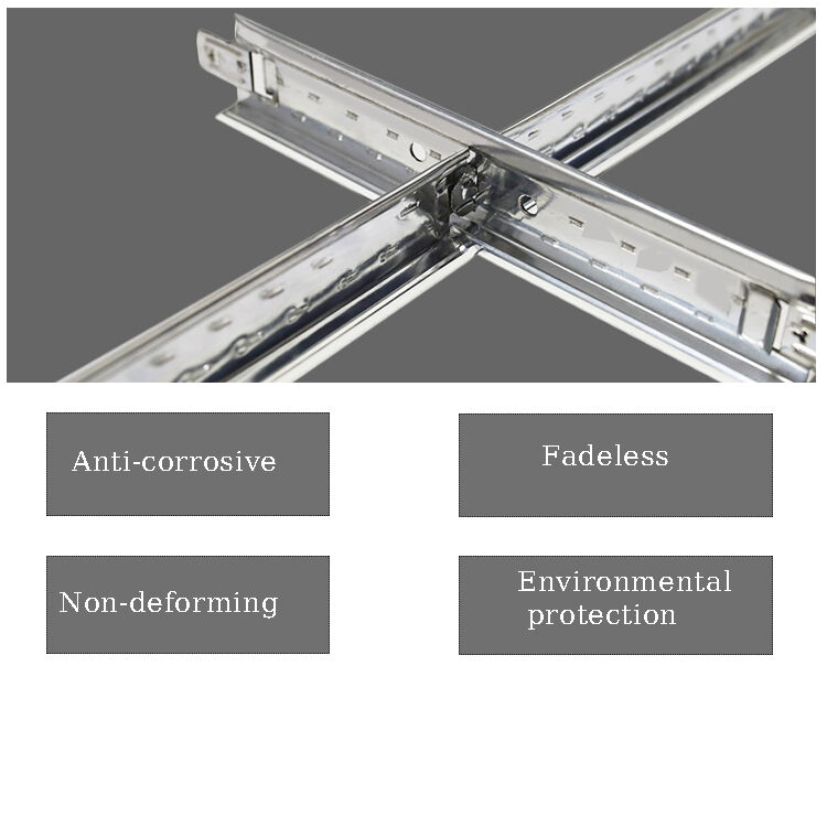 Modern Design Galvanized Steel Cross Tee Ceiling T Bar Grid ISO9001 Certified with 5-Year Warranty for Factory Use factory