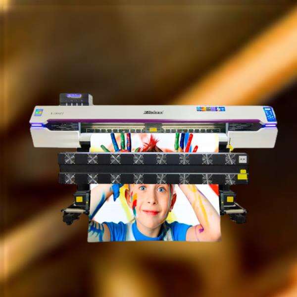 What are the key advantages of a 10 feet eco solvent printer?