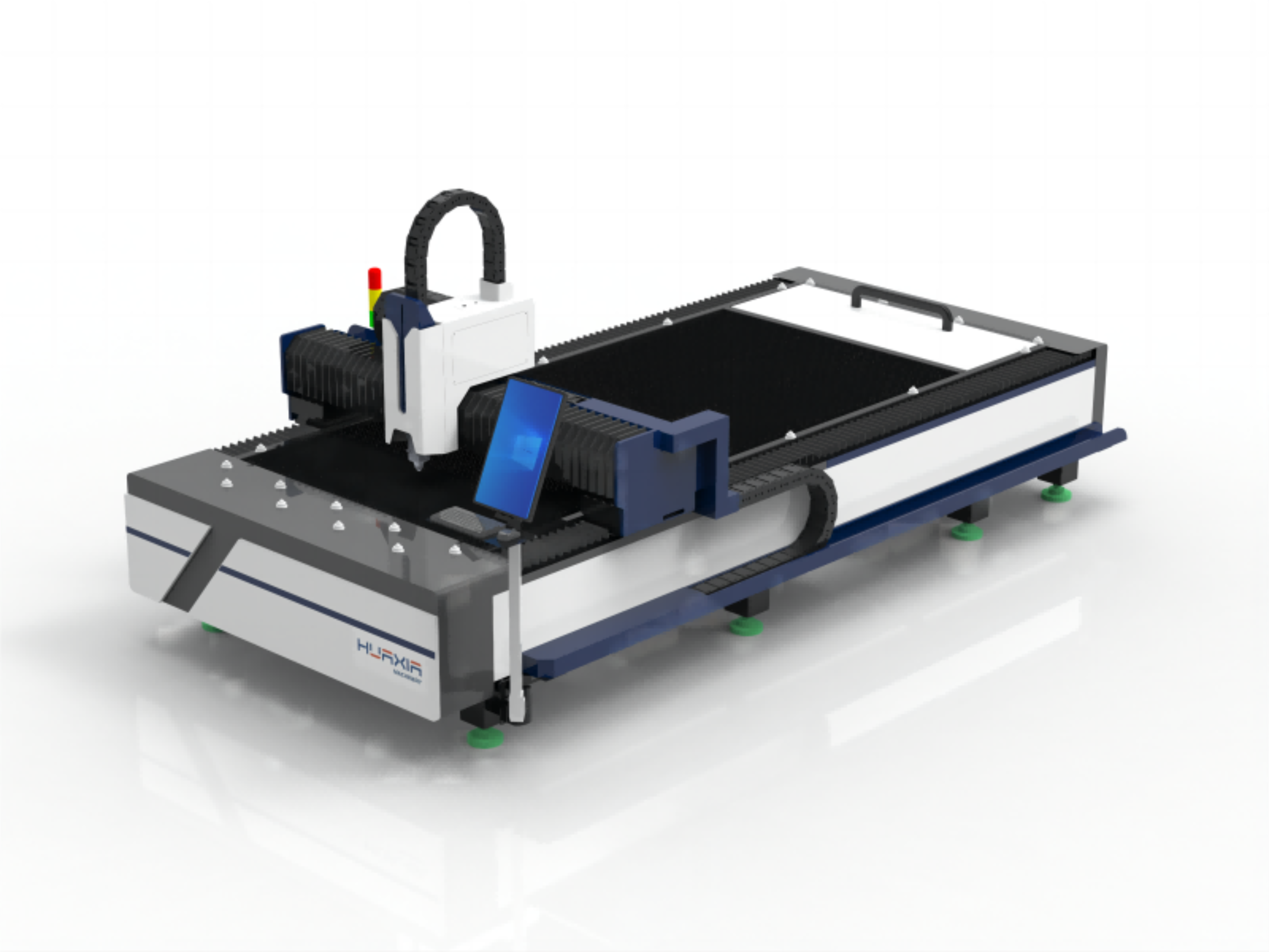 Tấm kim loại Máy cắt laser sợi CNC Tấm thép không gỉ