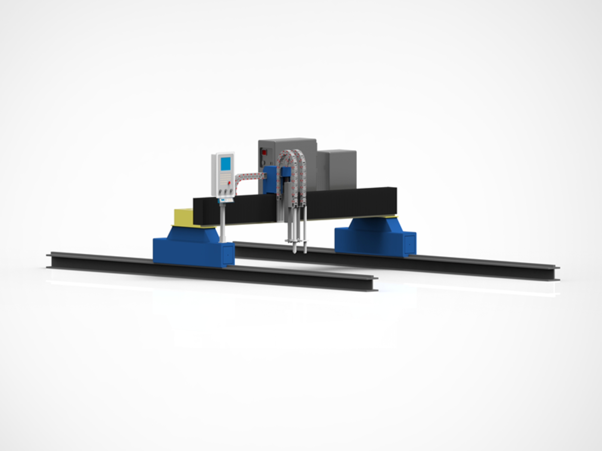 Gantry CNC plasma cutting machine, China Gantry CNC plasma cutting