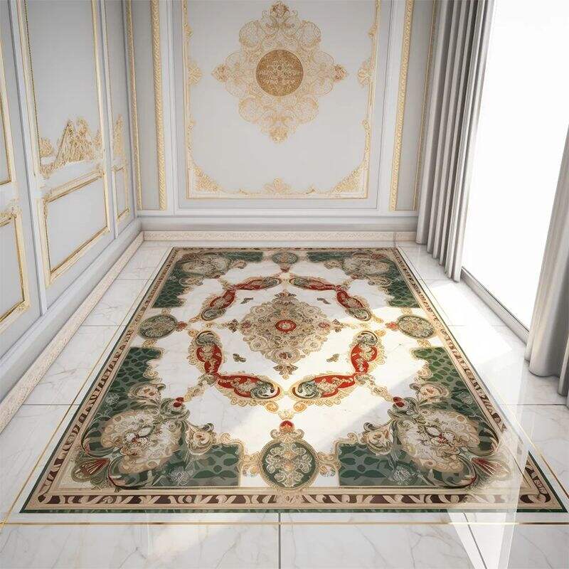 Ceramic carpet tiles