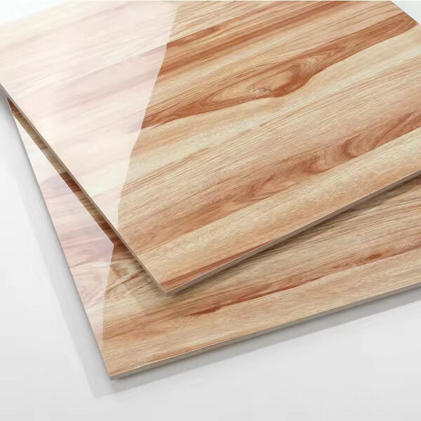 Allier Chaleur et Résistance avec des Carreaux d'Effet Bois Brun