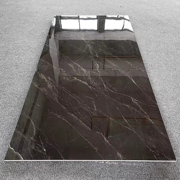 Transform Your Home with Dazzling Black & Gold Marble Tiles