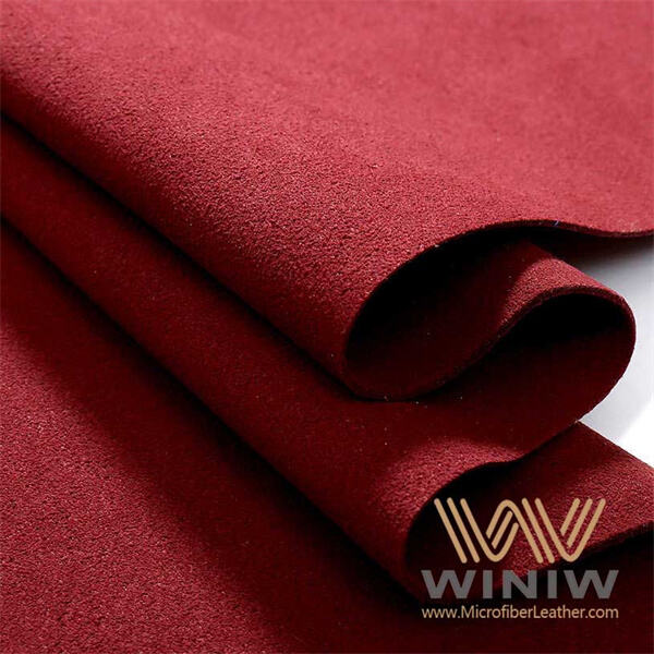 The benefits and drawbacks of working with red suede material.