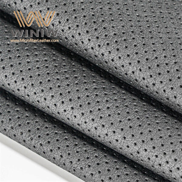 Grey Faux Leather Material for Home and Fashion".