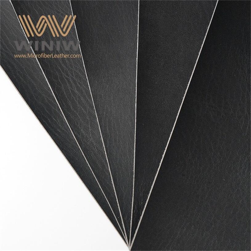 1mm Soild Color Pu Leather Fabric For Making Garment Label supplier