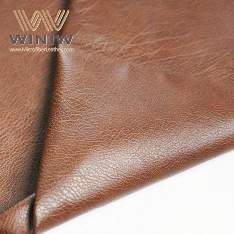 Luxury Artificial Microfiber Material Faux Clothing Leather