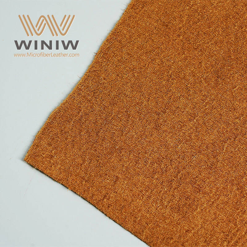 0.6mm Resistant To Wear And Tear Chamois Faux Leather Cloth For Car manufacture