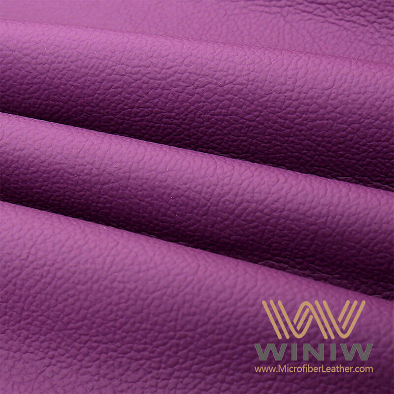 1.2mm Thick Micro PU Material Faux Interiors  Leather for Car seats cover