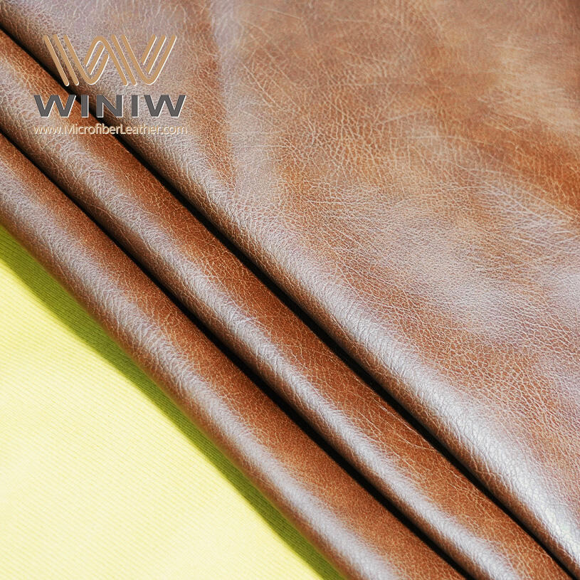 0.8mm Environmentally Friendly Making Clothes Pu Microfiber Leather Material details