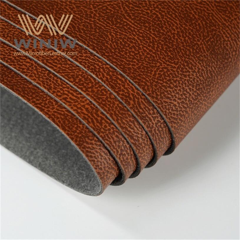 1.2mm Easy To Customize Microfiber Leather For Logo Label factory